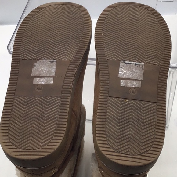 G By Guess Brown Faux Fur Ankle Boot - Picture 8 of 10